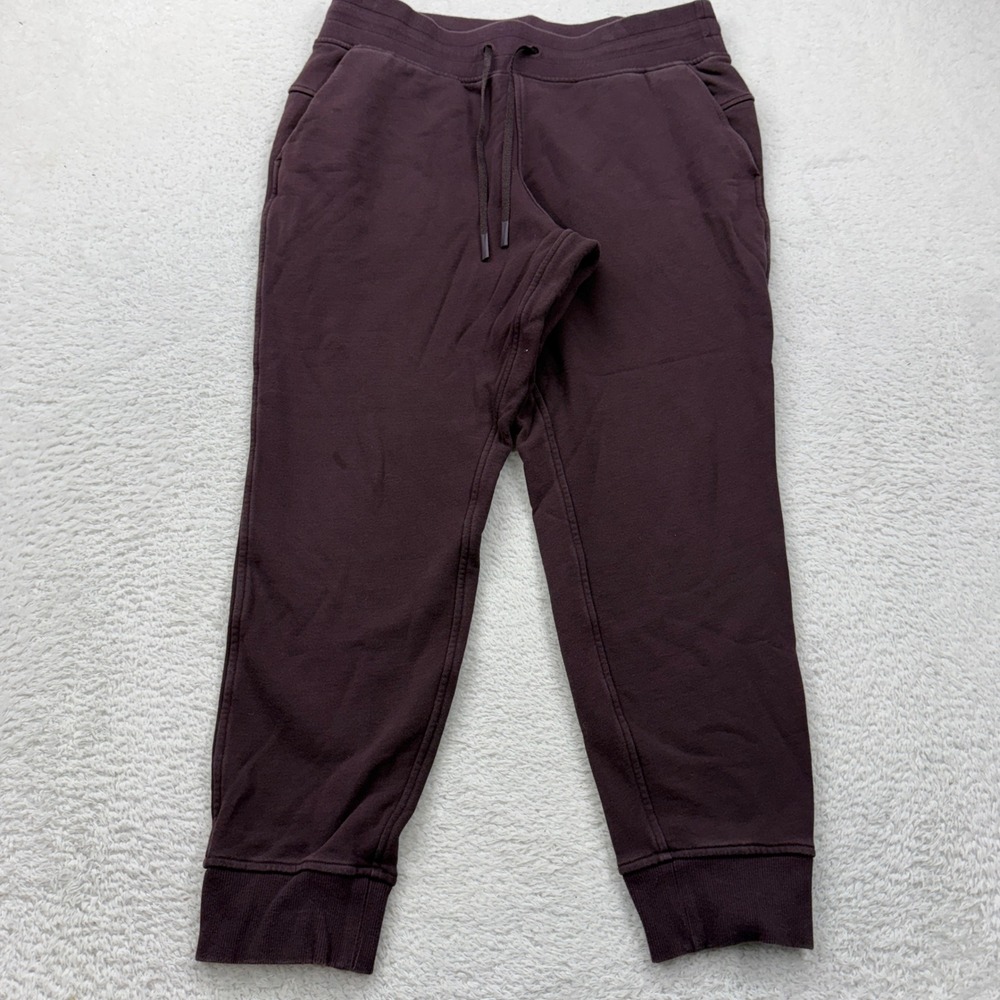 Lululemon Align Jogger Pant Cropped‎ Burgundy Athletic Casual Women Size 12